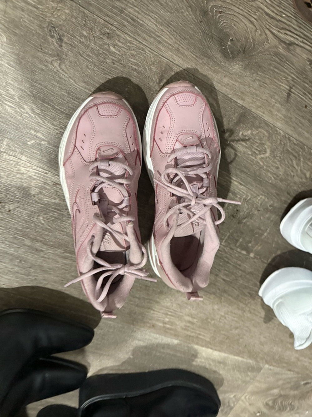 Nike Women's Pink Lace-Up Athletic Sneakers